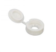 Capuchon de façade de toit en plastique blanc pour vis 5mm | 100 pièces - 6305.50.20501