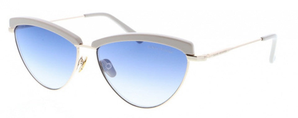 Lunettes de soleil DHS207 Cat en acier inoxydable papillon. 3 bleu