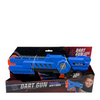Pistolet à fléchettes alpha avec 4 fléchettes bleu 35,5cm