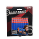 Dart gun fléchettes bleu recharge 24 pièces