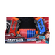Jeu de pistolet à fléchettes avec 8 fléchettes 13cm
