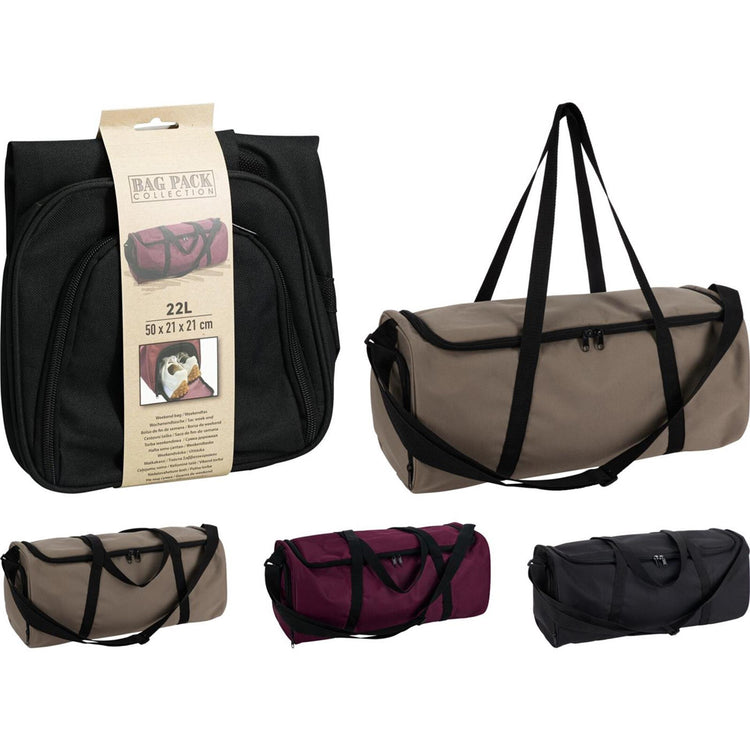 Sac de sport collection Big pack 22l 50x21x21cm 3 ass.