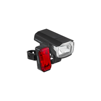 Trelock kit d'éclairage lighthammer 80 80lux usb