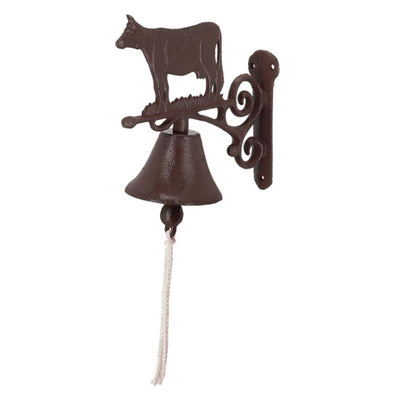 Esschert sonnette design vache en fonte