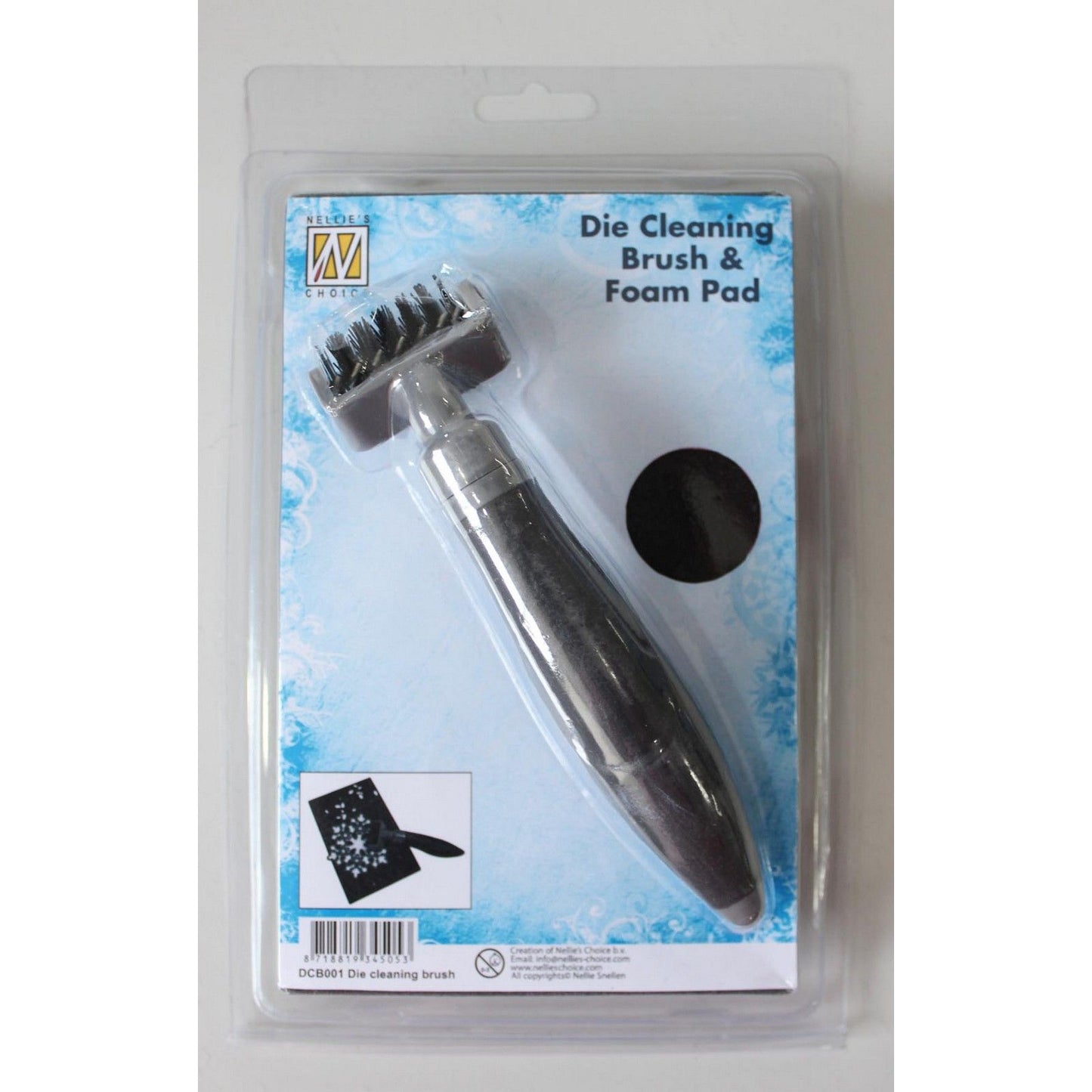 Le choix de Nellie • Outil pliable, brosse de nettoyage, tampon en mousse