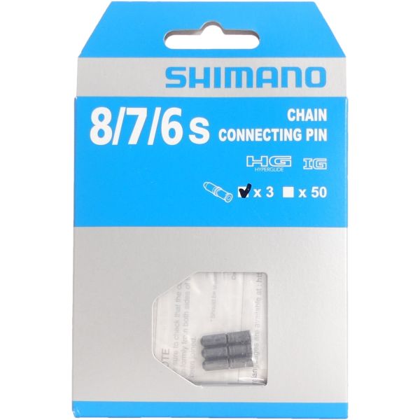 Shimano HG IG 6 7 8 Axe de chaîne 3 pièces - noir