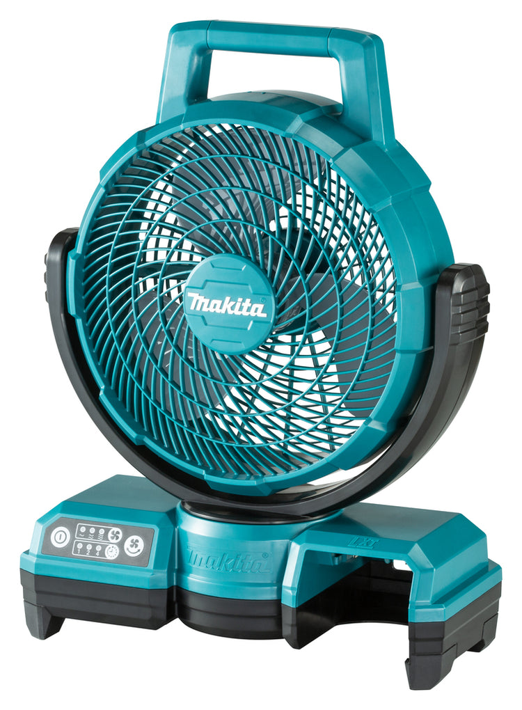 Ventilateur sur batterie Makita avec fonction pivotante 14.4 18v nu