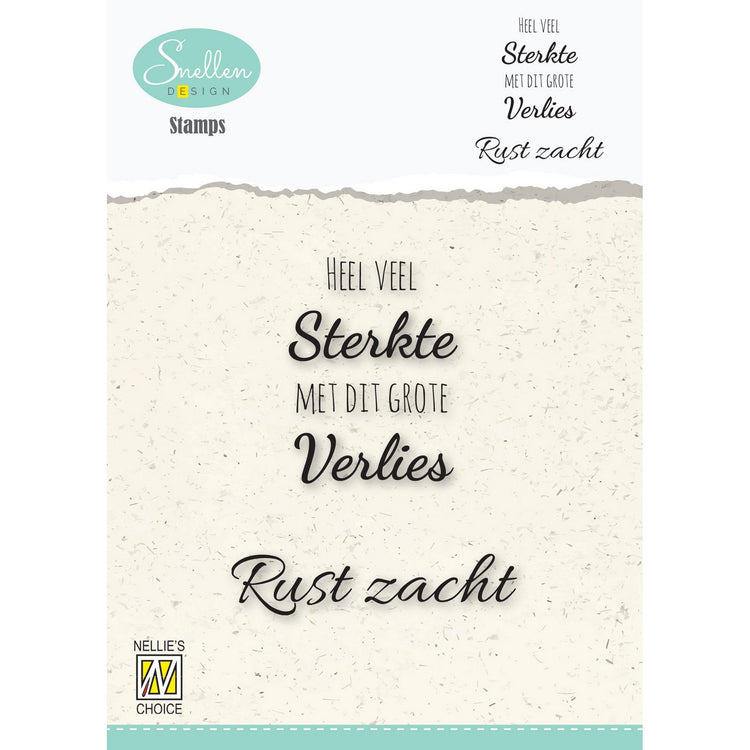 Le choix de Nellie • Cachet clair des textes de condoléances néerlandais no. 1