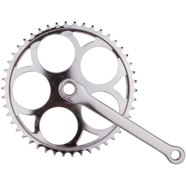 Crank Set 46T avec SPIE 170 mm BRAND CHROME
