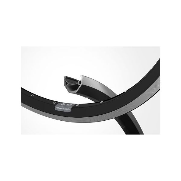 Jante Ryde ZAC 421 28 29 622*21C aluminium 36 trous 14G noir poli