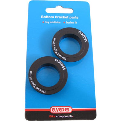 Capuchons de roulements de pédalier Elvedes pour Shimano 24mm Outboard (2 pièces)