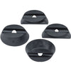 Anneaux de caoutchouc Basil Buddy - Ensemble de 4 - noir