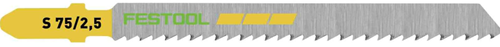 Lame de scie sauteuse s 75 2,5 25 - 204257