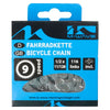 M-Wave M-wave kmc chaîne 9 vitesses 1 2x11 128 116 maillons blister