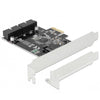 Carte Dellock PCI Express à 2 x étape interne USB 3.0