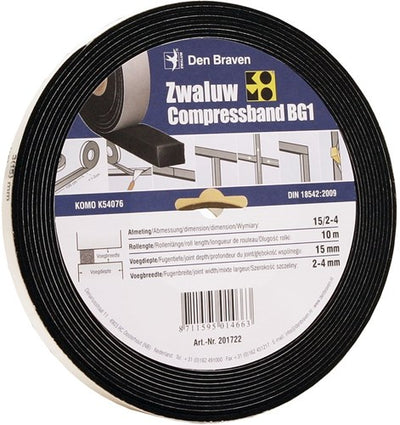 Bande de compression Den braven hirondelle 15 4 15x20 mm rouleau de 8 m - 201723 - 201723