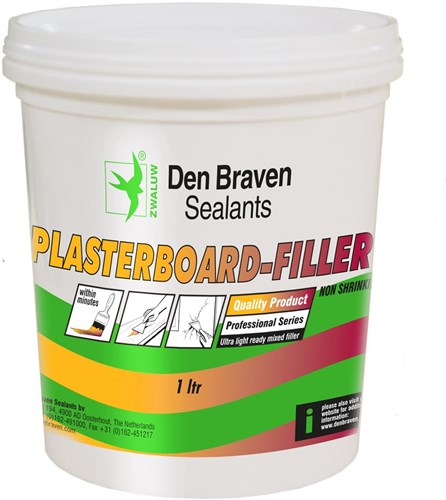 Enduit pour plaques de plâtre Den Braven Swallow 1 l - 12002320 - 12002320