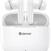 Denver Écouteurs sans fil Bluetooth compacts + étui de chargement blanc - 7120860