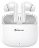 Denver Écouteurs sans fil Bluetooth compacts + étui de chargement blanc - 7120860