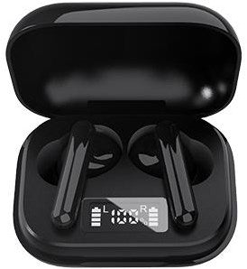 Écouteurs sans fil Bluetooth Denver + étui de chargement noir - 7120850