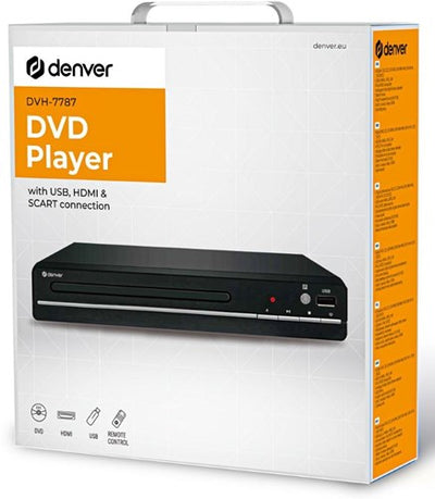 Lecteur DVD Denver avec port HDMI, Péritel et USB - 9910020