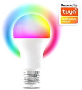 Denver LED GLS Mat RGB E27 9W Dimmable Smart Wi-Fi Tuya - LED5030