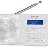 Denver radio dab+ 230v ou batterie + double fonction alarme blanc - 8140320