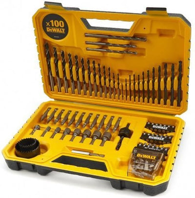 Accessoires Dewalt Ensemble de 100 vis, perceuse et scie cloche | dt71563-qz
