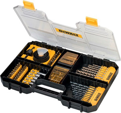 Accessoires Dewalt Ensemble de 100 vis, perceuse et scie cloche | dt71569-qz