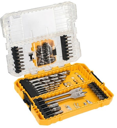 Accessoires Dewalt Jeu de vis et forets à métal HSS-G de 56 pièces | dans un cas difficile - dt70757-qz