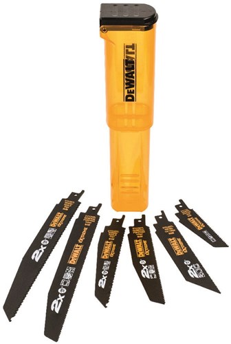 Accessoires Dewalt Jeu de 6 pièces 2x lames de scie alternative bim (1x dt2300l-qz, 1x dt2307l-qz, 1x dt2315l-qz, 1x dt2301l-qz, 1x dt2308l-qz, 1x dt2407l-qz) - dt2440l-qz
