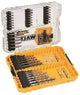Accessoires Dewalt Jeu de forets à béton et de forets à métal de 63 pièces | extrême | hss-g | extrême 2 | dans un cas difficile - dt70759-qz