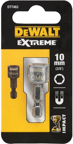 Capuchon d'embout accessoires Imp Dewalt | agir | magnétique | douille hexagonale | 10 mm - dt7463-qz