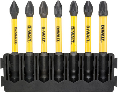 Jeu d'embouts d'accessoires Imp Dewalt | titulaire + acte de torsion | 57 mm | pbitset | h1 x1, pbitset | h2 x2, pz1 x1, pz2 x2, pz3 x1 - dt70819-qz