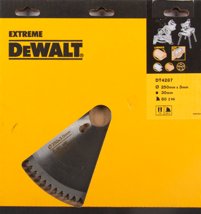 Accessoires Dewalt scie circulaire bl. s40 250x30x80t - dt4287-qz