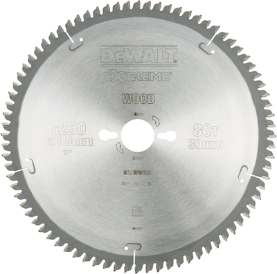 Accessoires Dewalt scie circulaire bl. s40 250x30x80t - dt4287-qz