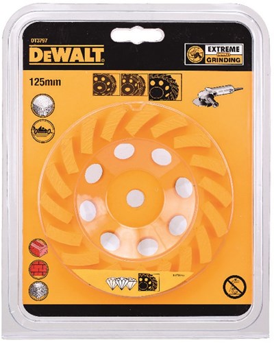 Accessoires Dewalt tête de meulage diamant turbo 125mm - dt3797-qz