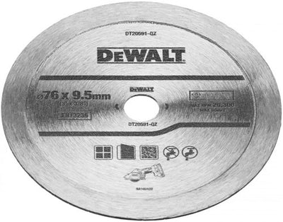 Accessoires Dewalt lame diamantée dt20591-qz | pour carrelage | 76x10mm - dt20591-qz