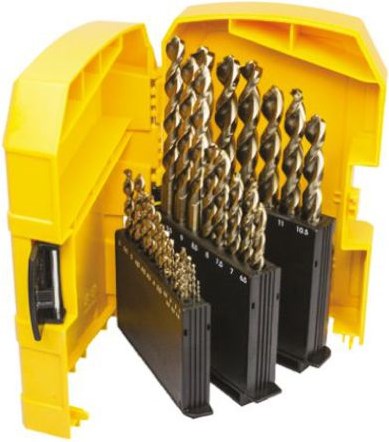 Accessoires Dewalt dt4957-qz cassette de forage en métal cobalt hss e | 29 pièces - dt4957-qz