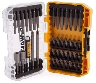 Accessoires Dewalt dt70709-qz | Jeu d'embouts de 33 pièces dans une cassette robuste - dt70709-qz