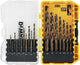 Accessoires Dewalt dt70728-qz | Jeu de forets à métaux HSS de 19 pièces | dans un étui rigide - dt70728-qz
