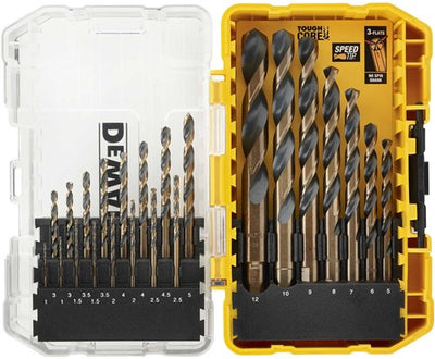 Accessoires Dewalt dt70729-qz | Jeu de forets à métaux HSS-G de 23 pièces | dans un étui rigide - dt70729-qz