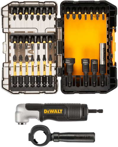 Accessoires Dewalt dt70782 Jeu d'embouts de 33 pièces avec adaptateur à angle droit | McLaren | édition limitée - dt70782-qz