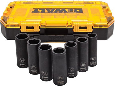 Accessoires Dewalt dwmt74737-0 | jeu de clés à douille | coups profonds | 7 pièces - dwmt74737-0