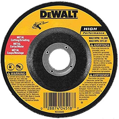 Dewalt accessoires extreme 2x disque de meulage pour métal | 125 x 6,0 x 22,2 mm-dx7941-ae