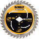 Accessoires Dewalt lame de scie circulaire à durée d'exécution extrême pour dcs577 190mm 36t (alésage en forme de diamant) - dt40271-qz