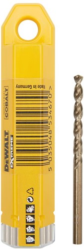 Accessoires Dewalt foret à métal industriel hss au cobalt 4,5 mm - dt4927-qz