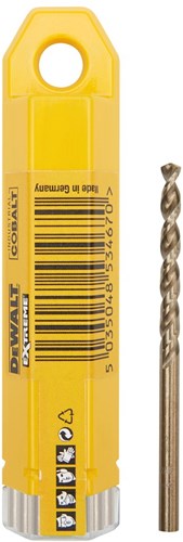 Accessoires Dewalt foret à métal industriel hss au cobalt 4,8 mm - dt4928-qz