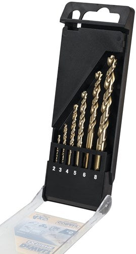 Accessoires Dewalt foret à métal industriel hss au cobalt ensemble de 6 pièces (2,3,4,5,6,8mm) - dt4956-qz