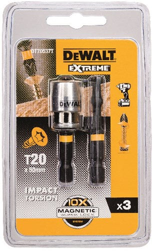 Imp dewalt accessoires acte torsion 2xt20 50mm + 1 maglock - dt70537t-qz